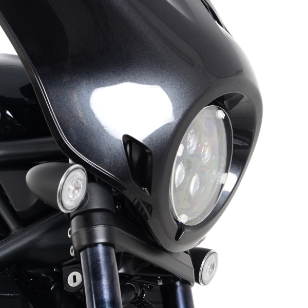 R&G Headlight Shield for Honda CMX500 Rebel (S) '20-, CMX1100 Rebel (DCT) '21- & CMX1100T Rebel (DCT) '23- & Moto Morini Seiemmezzo SCR '22-